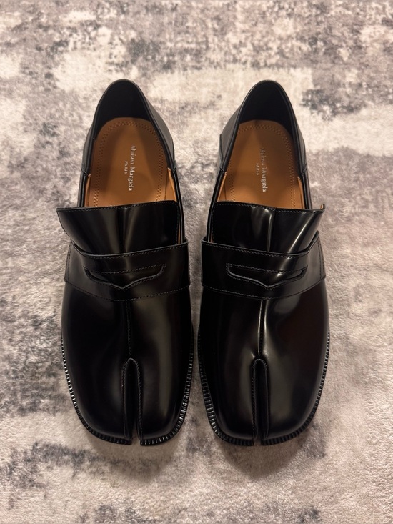 Maison Martin Margiela Other - Maison Margiela Black Tabi Leather Loafers Women’s Size EU 38 US 8